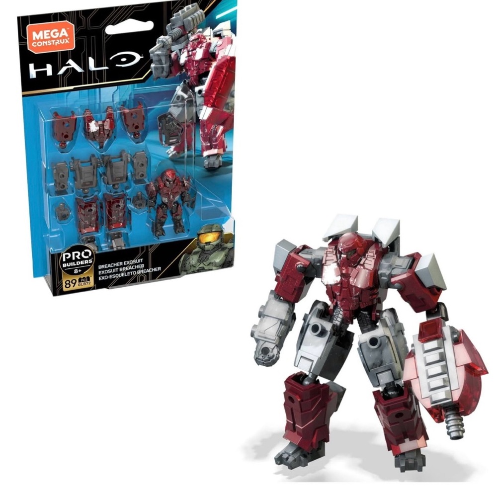 Halo Red and Gray Action Figure Playset